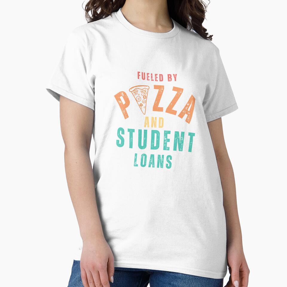fueled by pizza and student loans funny student loans by Oliver-B