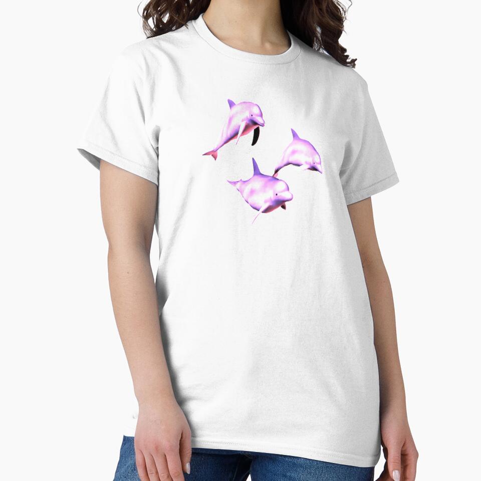 dolphin vaporwave by Omeris