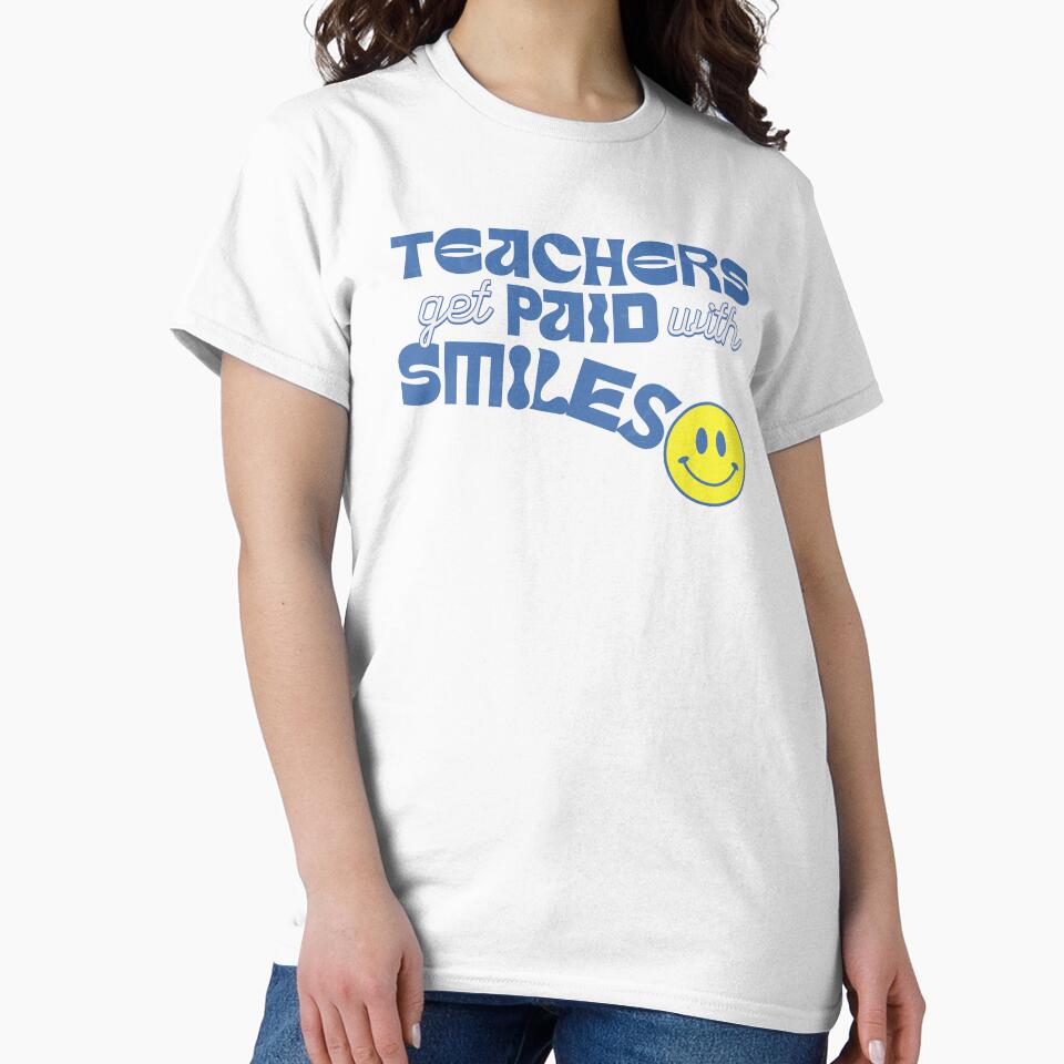 Teachers Get Paid With Smiles! Teacher appreciation Gift, Back to School by BriAngelaBubbleDesigns