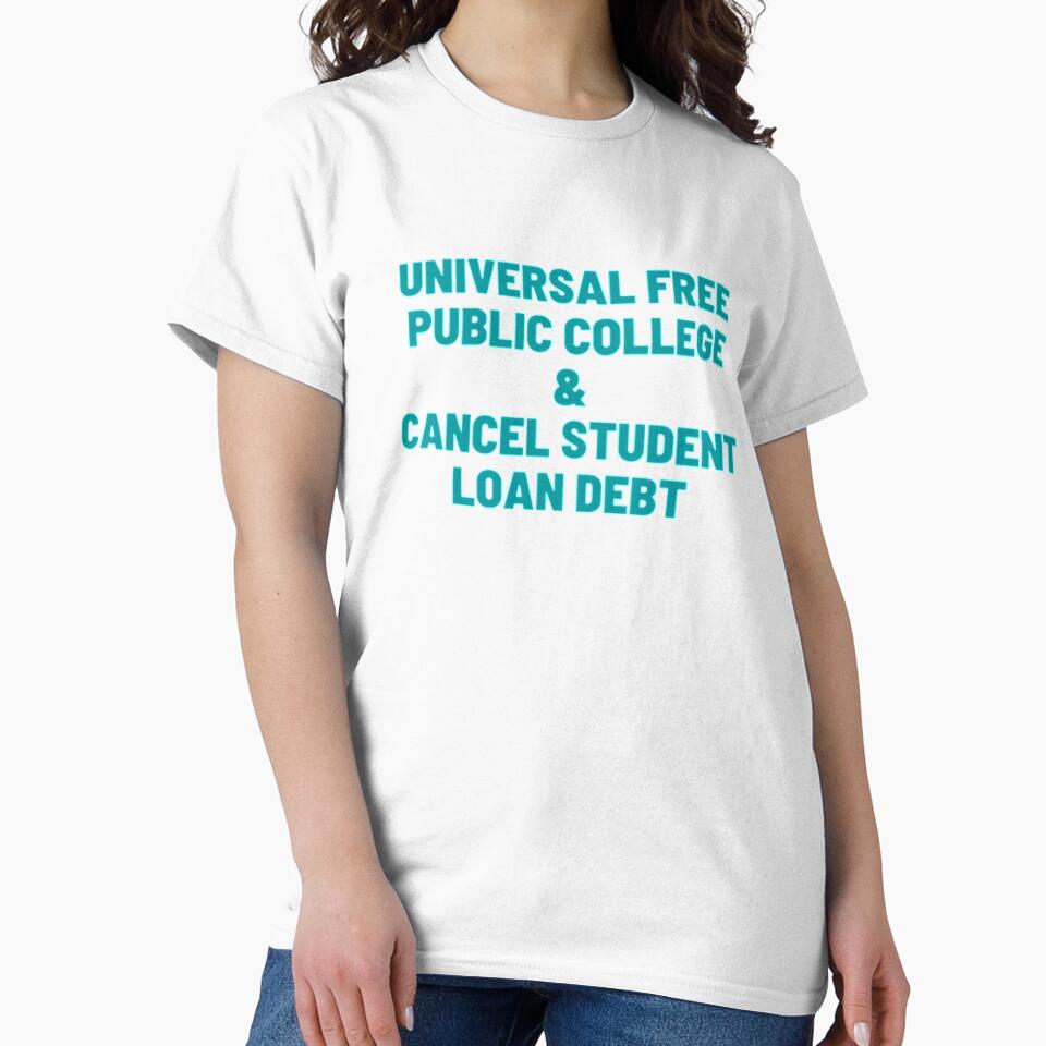 Universal Free Public College and Cancel Student Loan Debt by Artistive