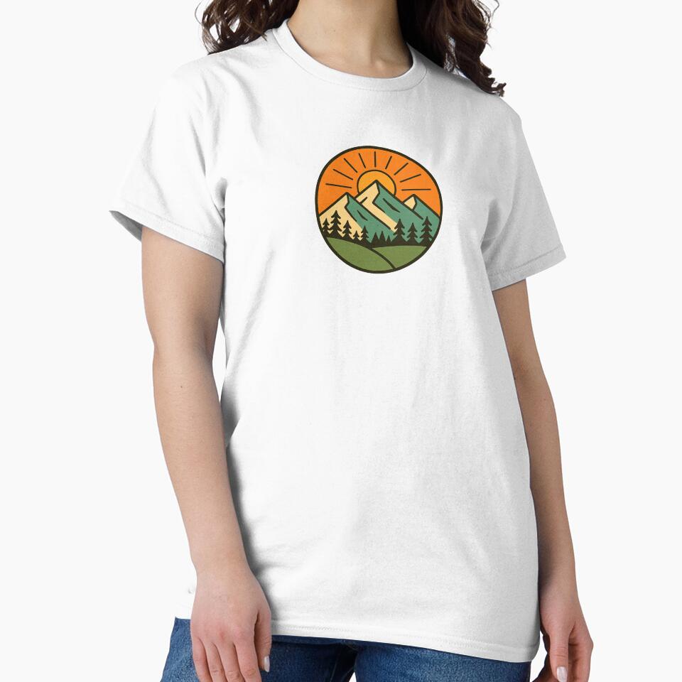 Mountain Adventure Badge – Minimalist Outdoor Design by OnPointOutfits