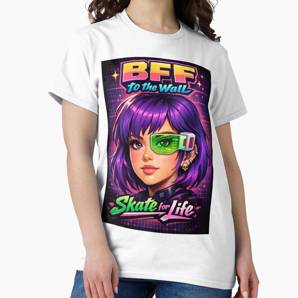 Radar Purple Hair. Retro Vision. Skate for Life. by Saturnspx