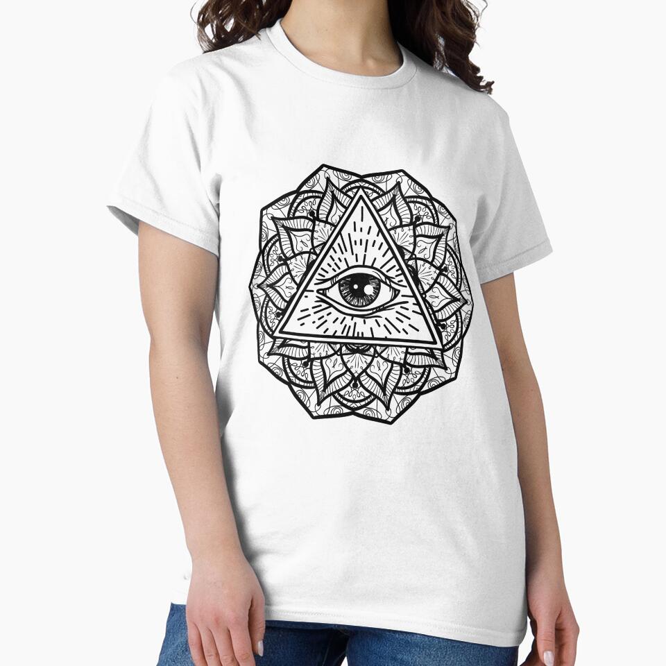 Geometric Mandala Eye Symmetry All Seeing Eye Triangle by AlwaysGrowing