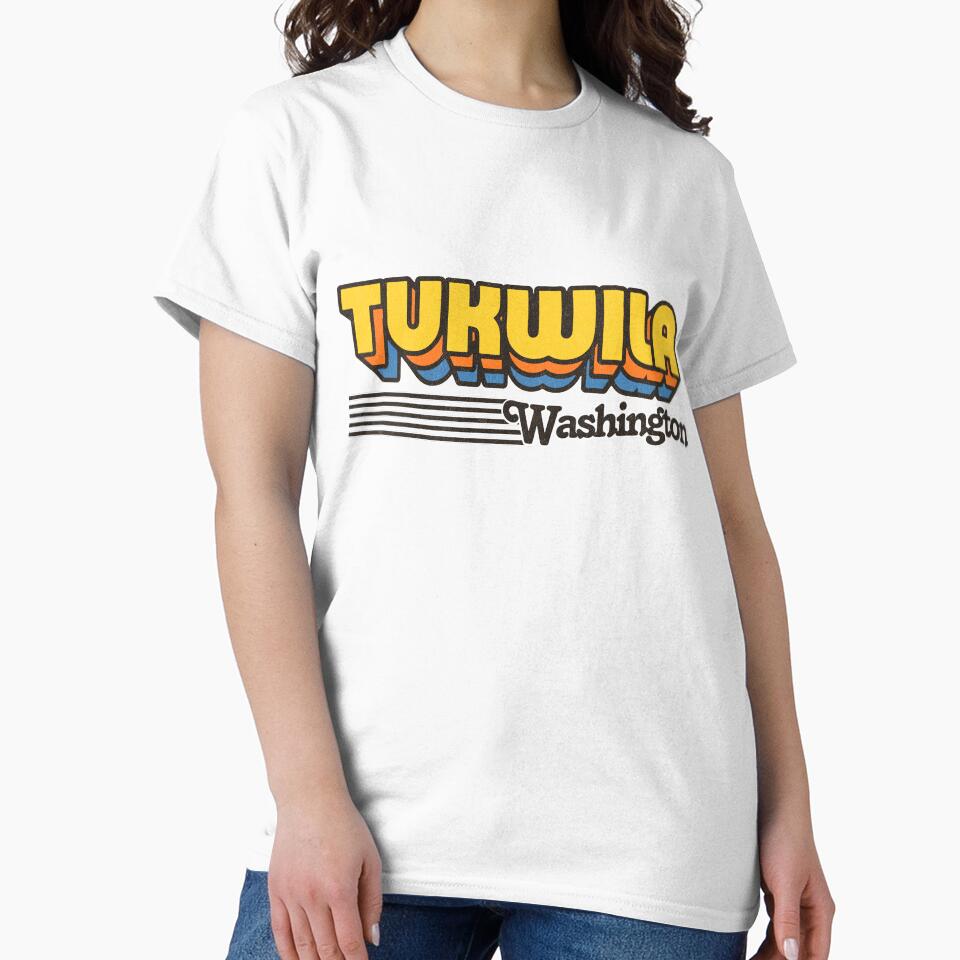 Tukwila, Washington | Retro Stripes by retroready
