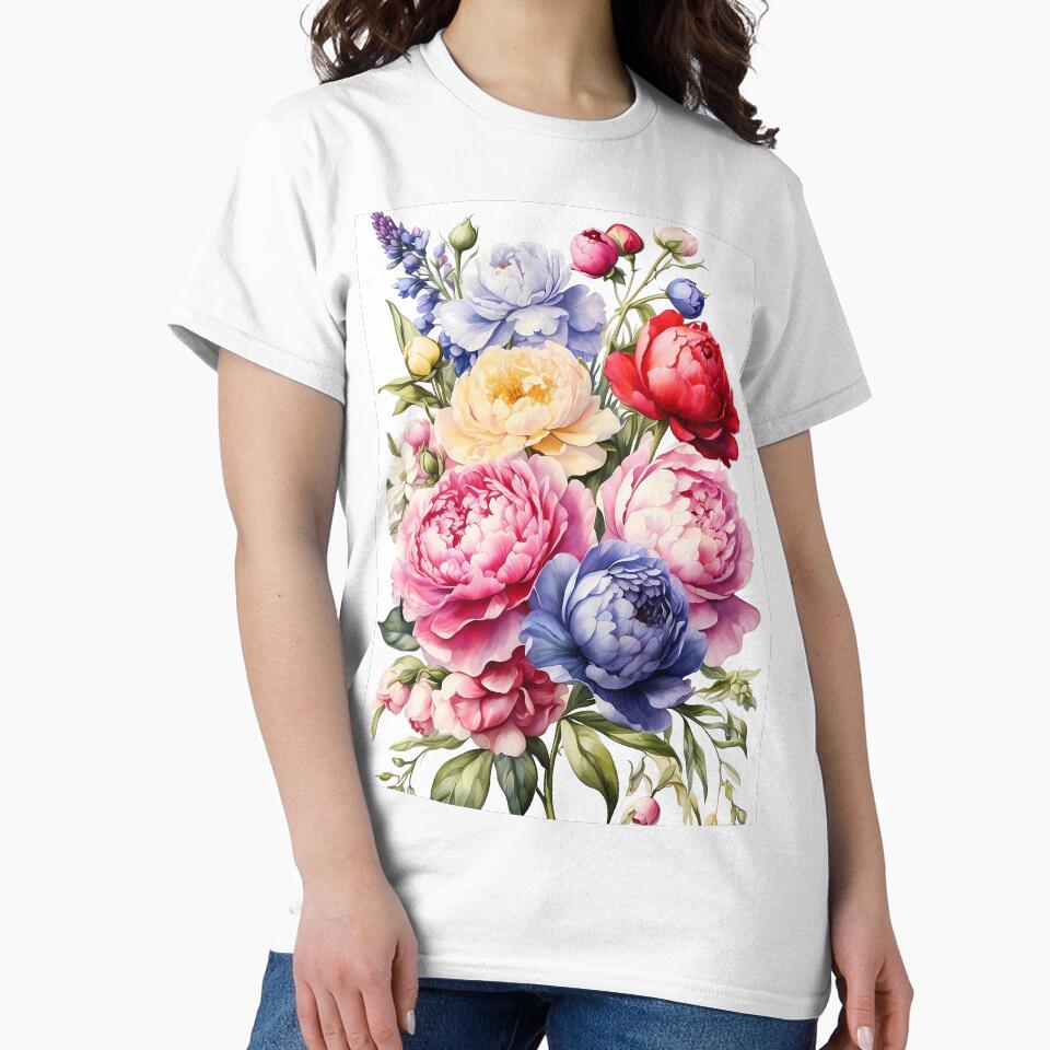 Peonies, Delphiniums, Eustoma, and Hyacinths Bouquet by Chicandcool