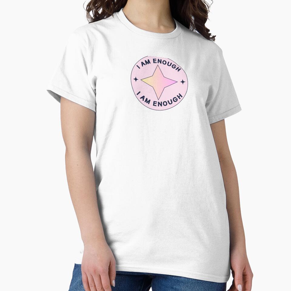 I AM ENOUGH Affirmation Sticker Design by yamiletb141
