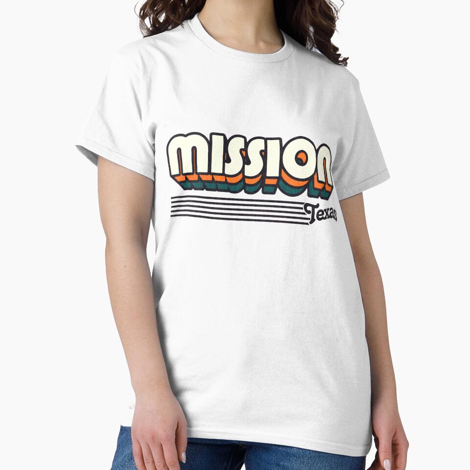 Mission, Texas | Retro Stripes by retroready