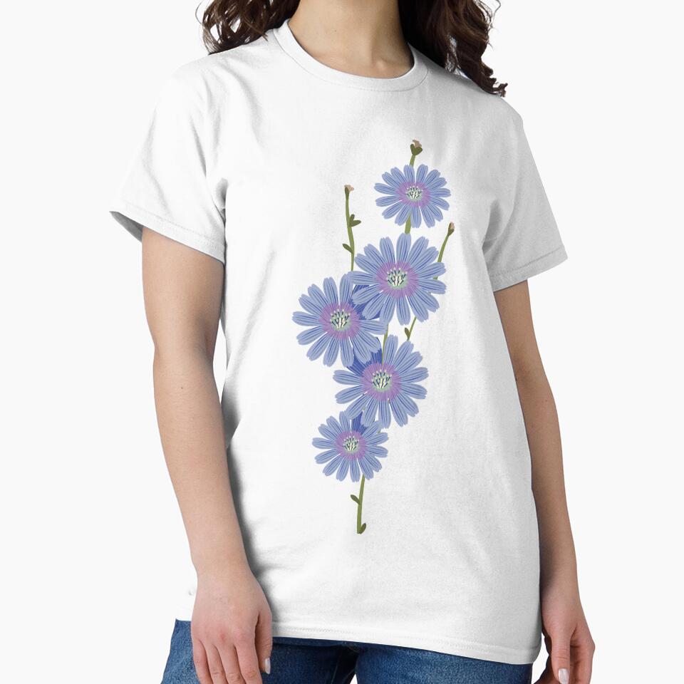 Chicory blue flower by Deepness2023