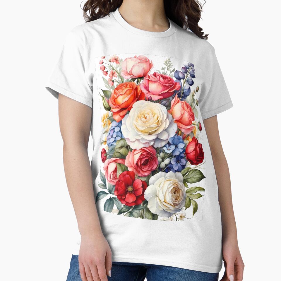 Eternal Blooms: Roses, Hydrangeas, Poppies, and Delphiniums by Chicandcool