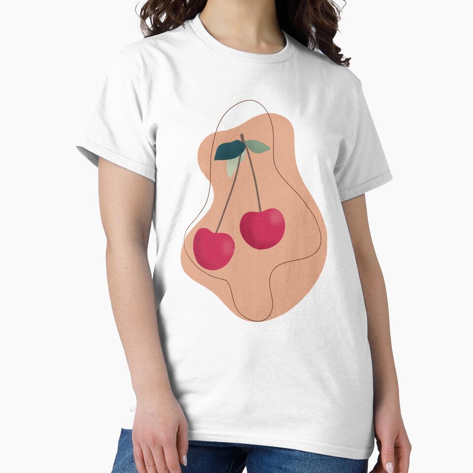 Modern Cherry, Fruit illustration by Ana Moguš