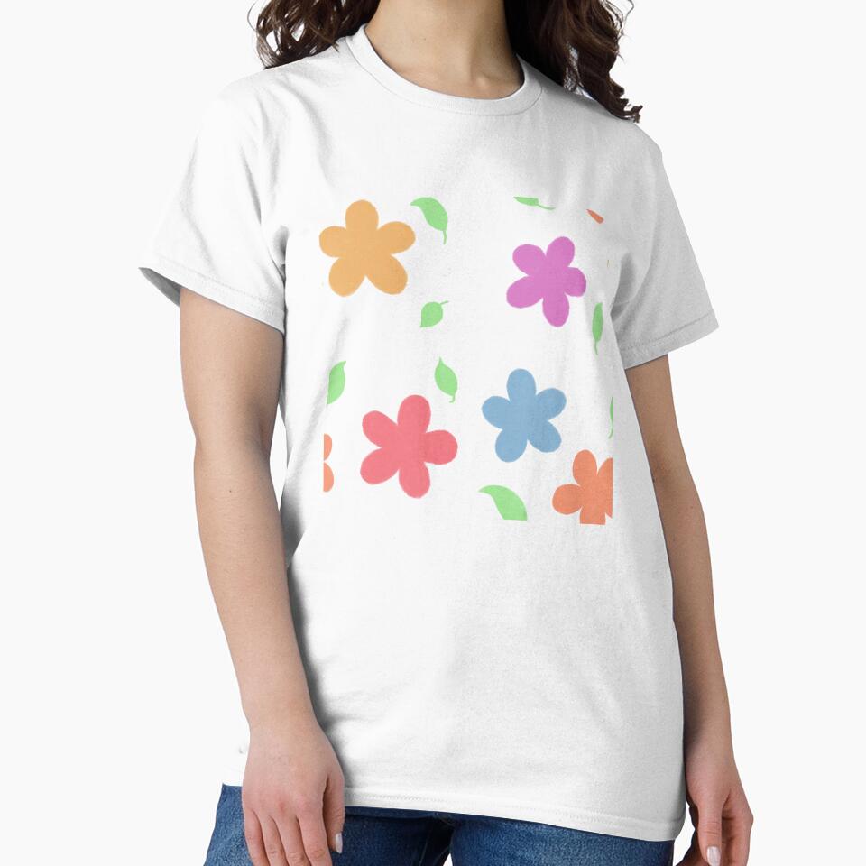 Funky Flowers - black background by geedesignsstuff