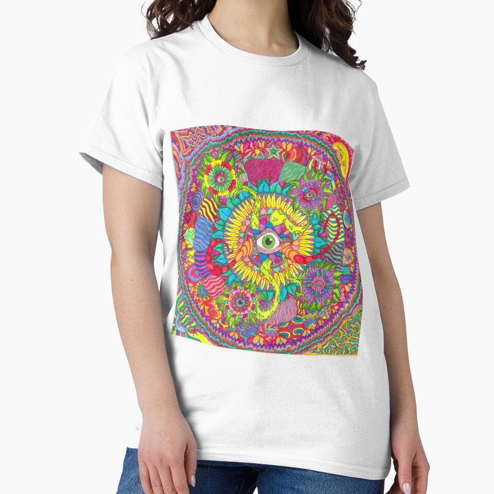 psychedelic eye mandala by Artbyamick
