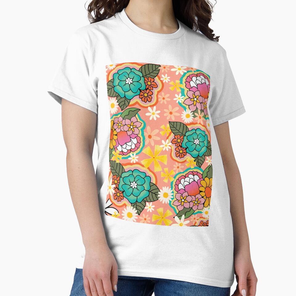 Colorful Hippie Flowers by DesignsArtColor