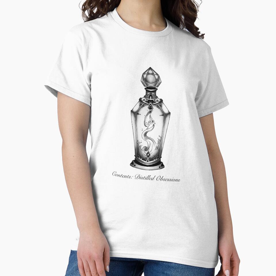 Distilled Obsessions Vampy Potion Bottle Greyscale Edition by Salty Psyche
