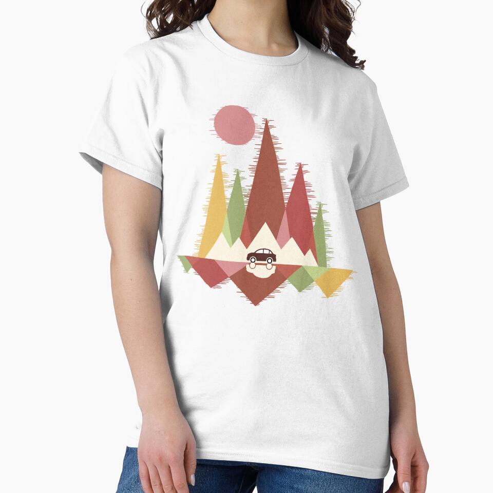 Mountain Roadtrip – Retro Minimalist Design by Fran Studio
