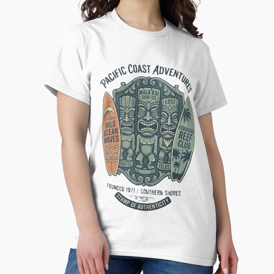 Pacific Coast Adventures - Vintage Tiki Surf Club 1971 by TelaMental