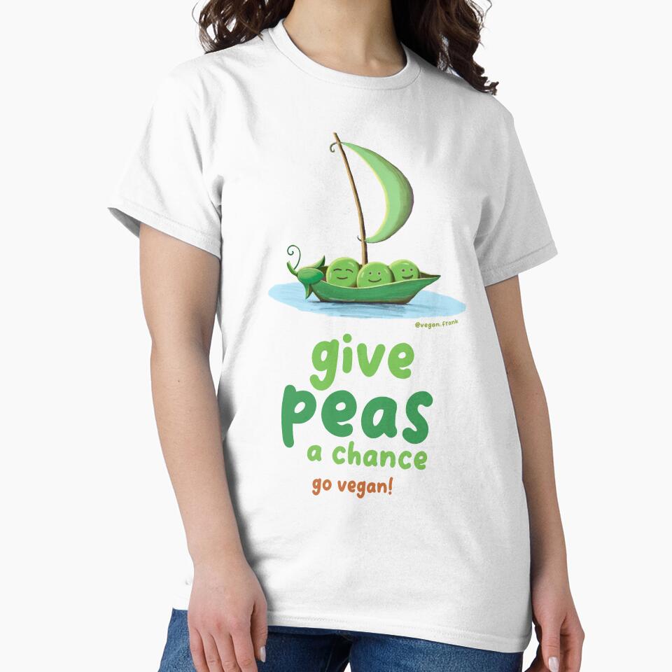 Give peas a chance by Frank J. Art