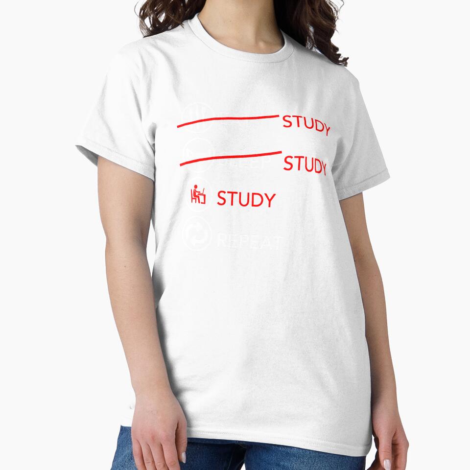 Eat Sleep Study Repeat - Student College University by JukeLox