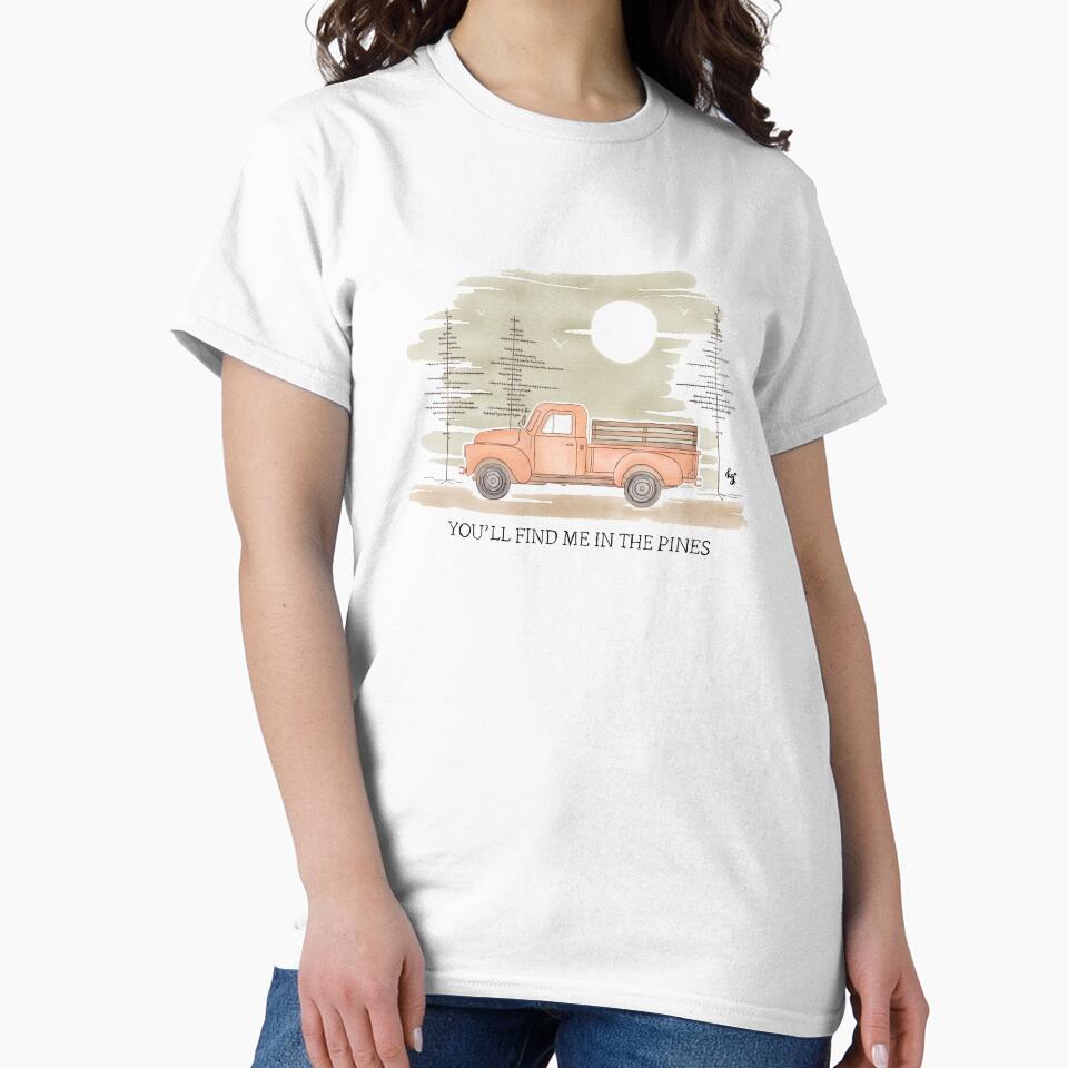 You'll Find Me in the Pines (Ford Truck) by irish.kate art
