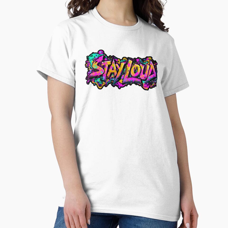 STAY LOUD – Urban Graffiti Statement by GreennieArt