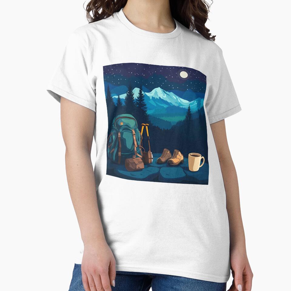 Moonlit Mountain Hiking Adventure by Arthaven10 ⭐⭐⭐⭐⭐