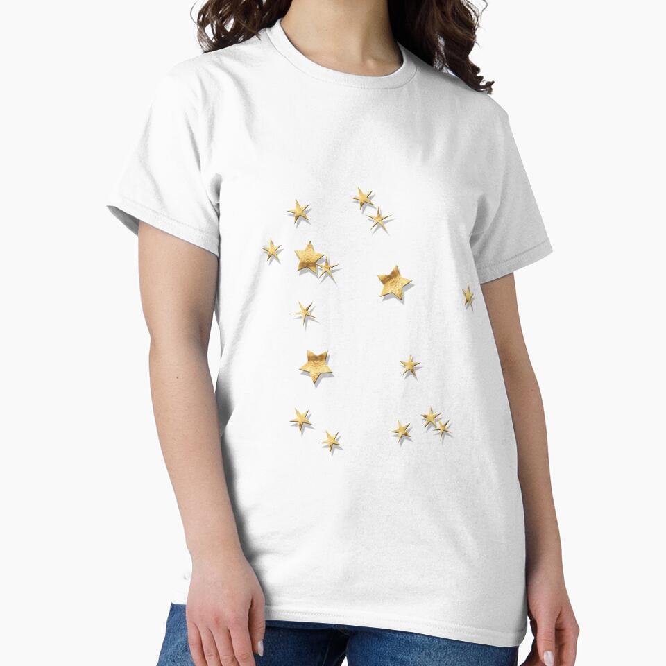 Gemini Golden Stars Constellation by Lelibeth
