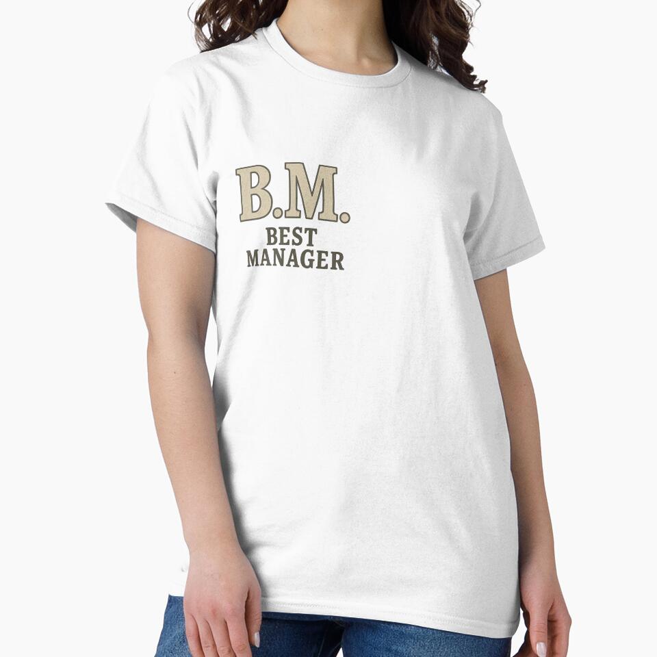 Best Manager – Bold Statement Tee by BB Design Garage