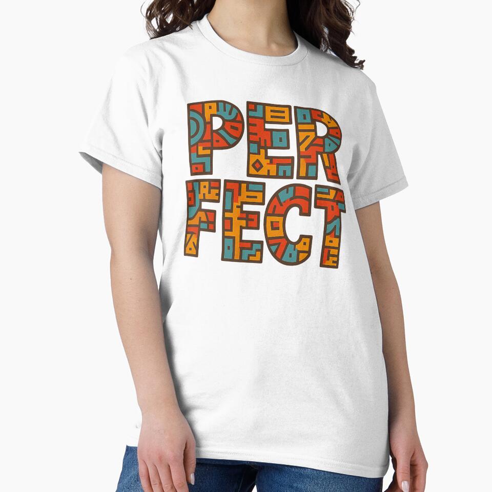PERFECT – Bold Aztec Pattern Typography by Woop Woop