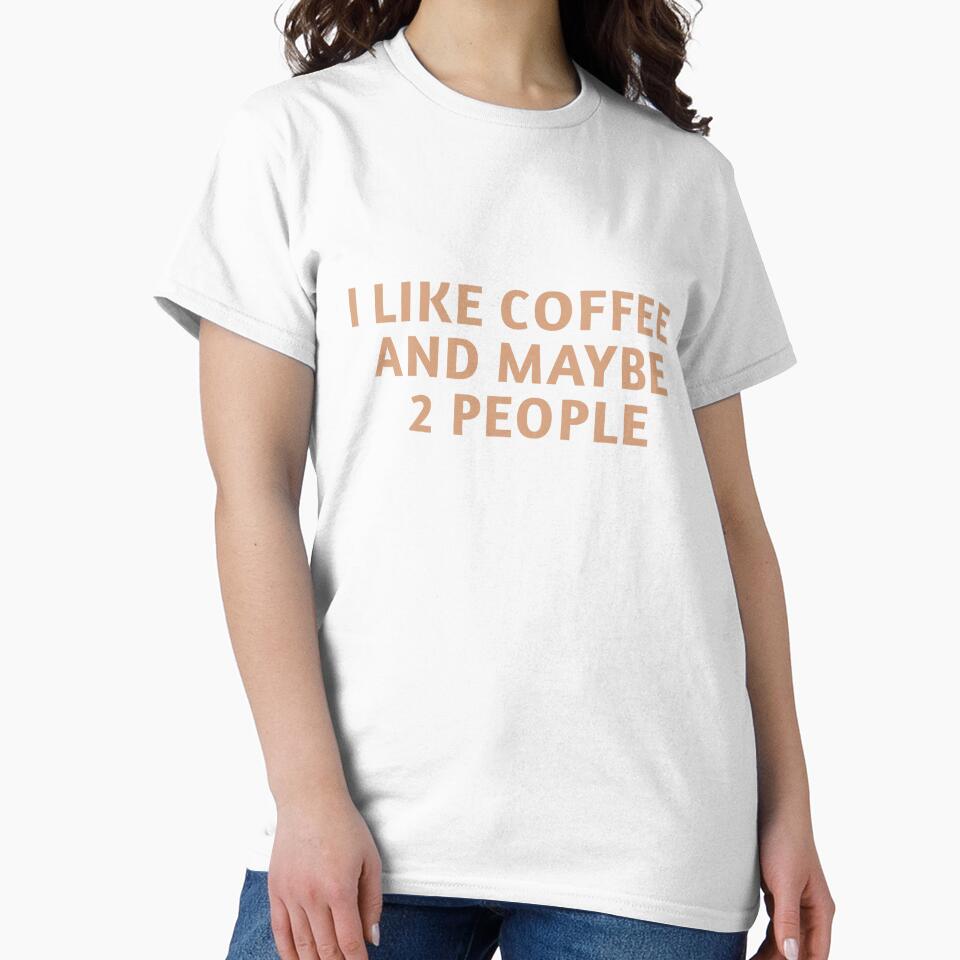 Coffee Before People Funny Introvert Quote by HOSSAM | Design