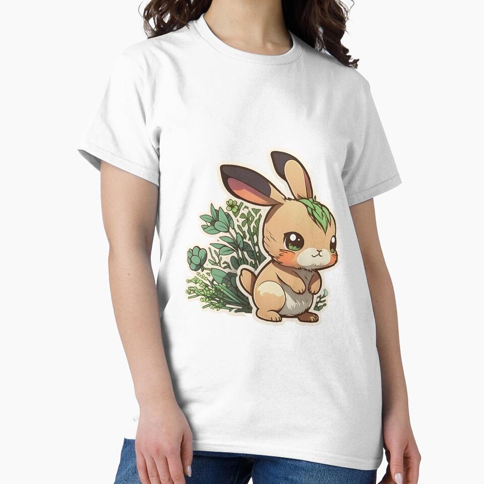 Green-Eyed Bunny Sticker by lkzart