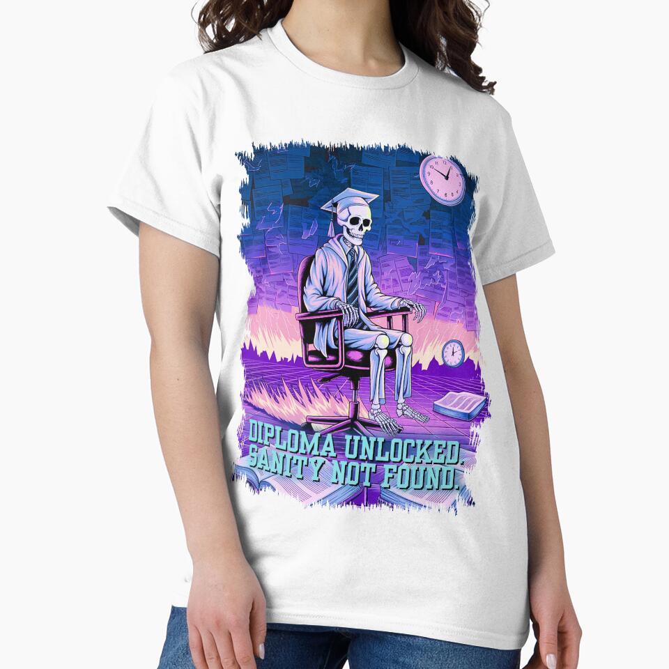 Diploma Unlocked Skeleton Graduate by BlkFelineThrds