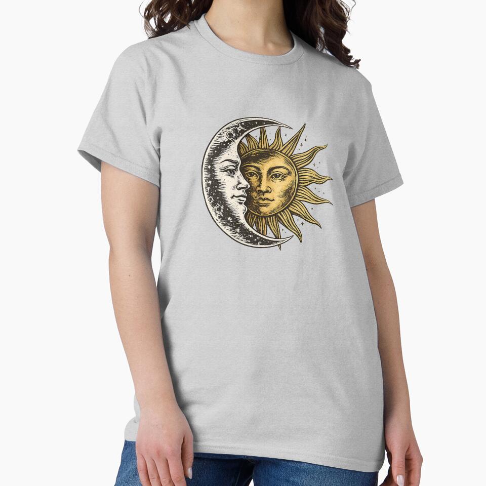 Celestial Sun & Moon Vintage Alchemy Design by PrettyRottenCo