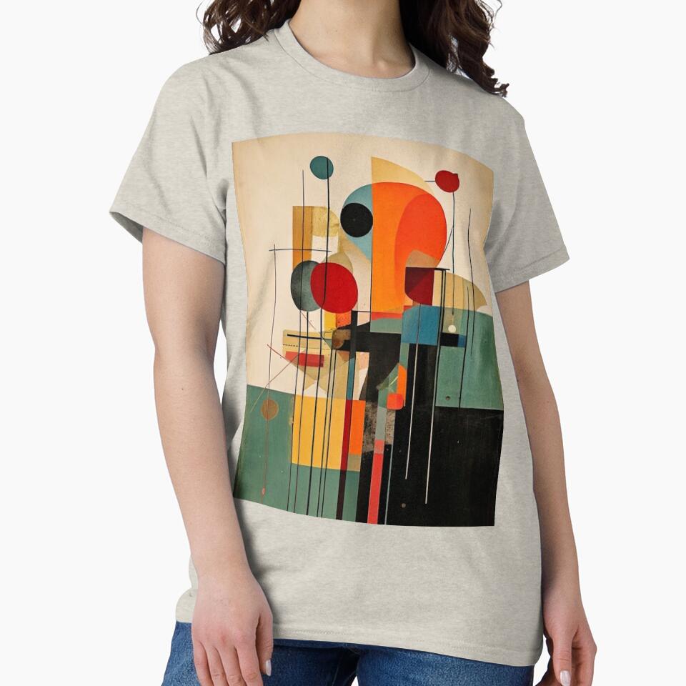 MCM Geometric Abstract – Earth Tones Retro Art Print - Mid-Century Modern by CattlettArt