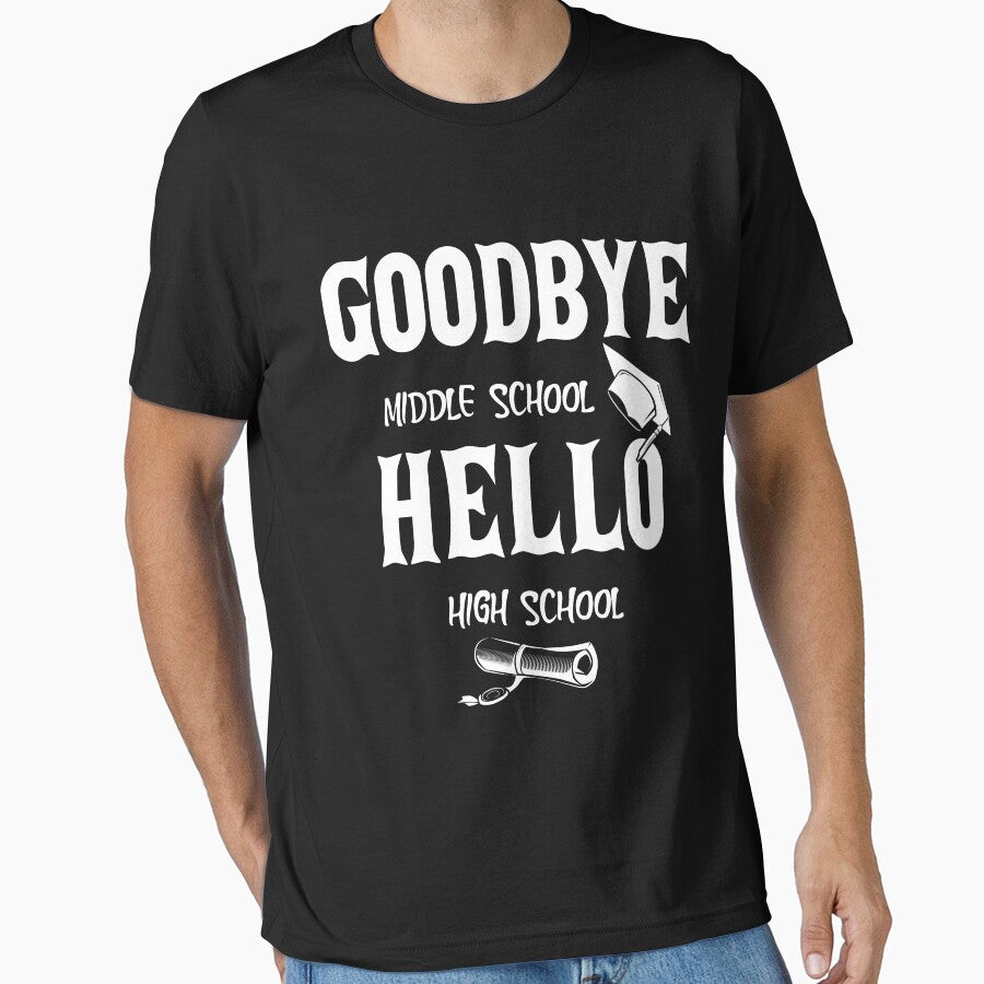 Hello Middle School Graduation Elementary School by Stella Clue