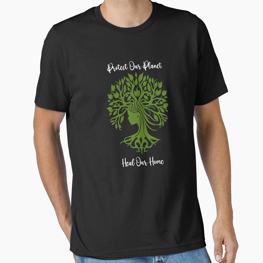 Protect Our Planet, Heal Our Home Environmental Protection Positive Text by FemiBiutti