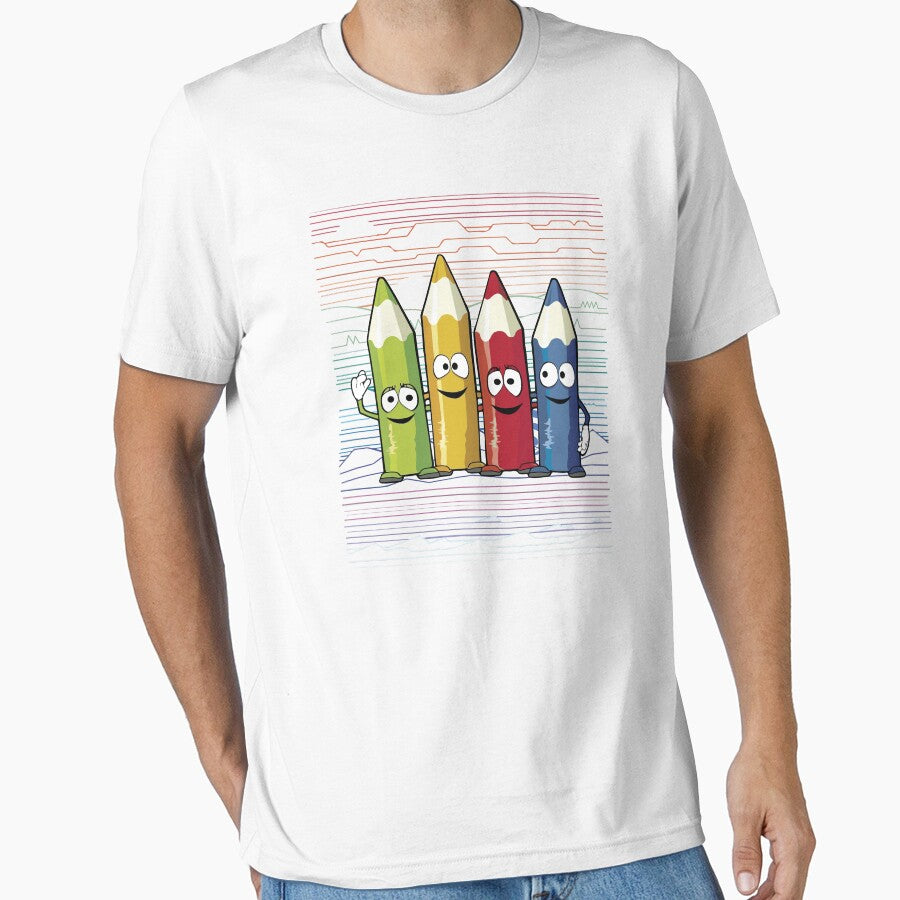 Preppy school supplies by Xavia-blue
