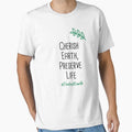 Cherish Earth, Preserve Life Environmental Protection Positive Quote by FemiBiutti