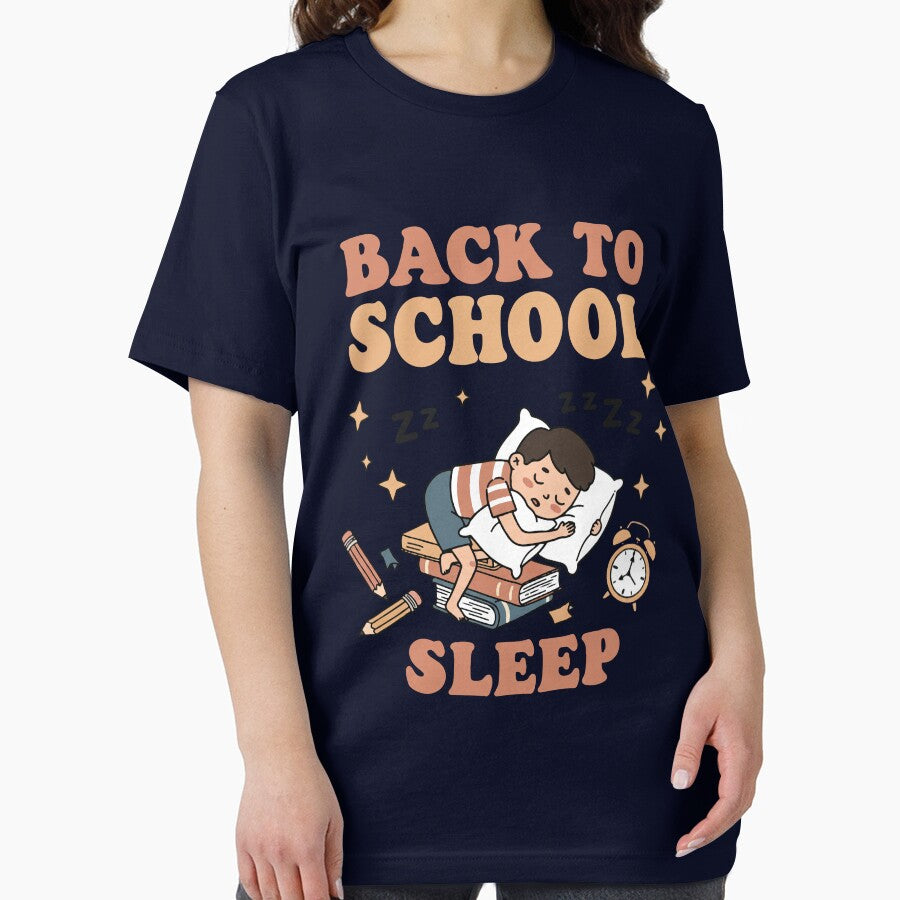 Funny & groovy School Sleep for sleepy students, Back To School Sleep by LuxeGraphix
