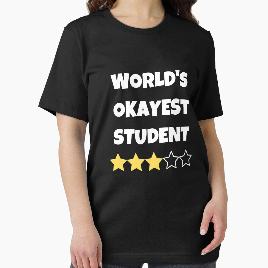 Funny World's Okayest Student Gag Gifts Average Stars by FazCreations