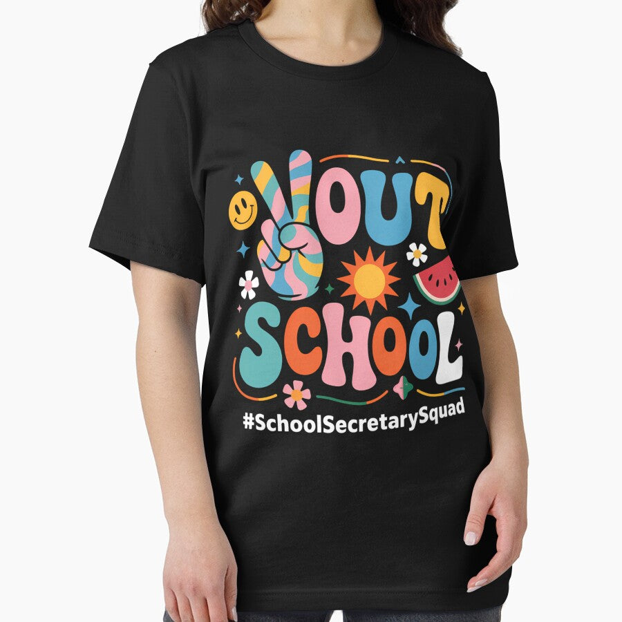 Out School Hello Summer School Secretary Squad by brynatshop