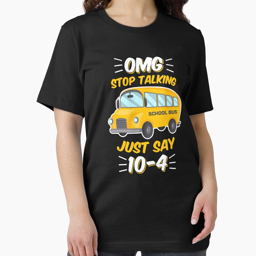 Funny School Bus Driver Gift 10-4 by TooFlyDesign