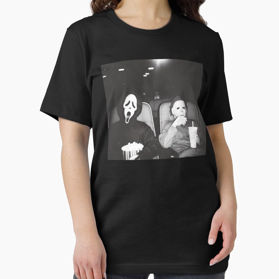 Funny Halloween Gift Vintage 90s Ghostface Scream and Michael Myers M4013 by TorrieSchoebel