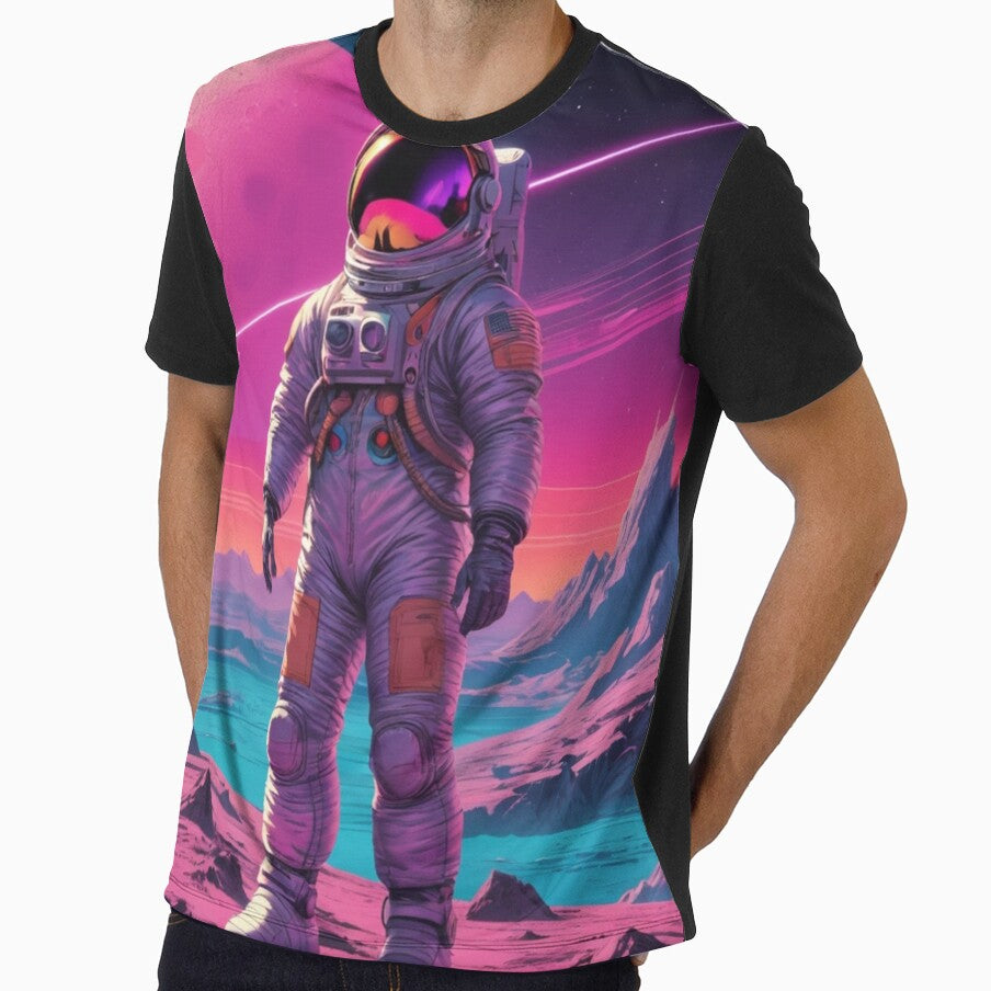 1980's Astronaut Synth Illustration by GenesisArtis