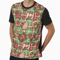 Christmas Dog Cookies – Festive Gingerbread Plaid Pattern by DerpCat Sketches