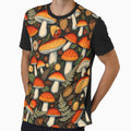 Enchanted Forest Mushroom Pattern by LuminaArtRO