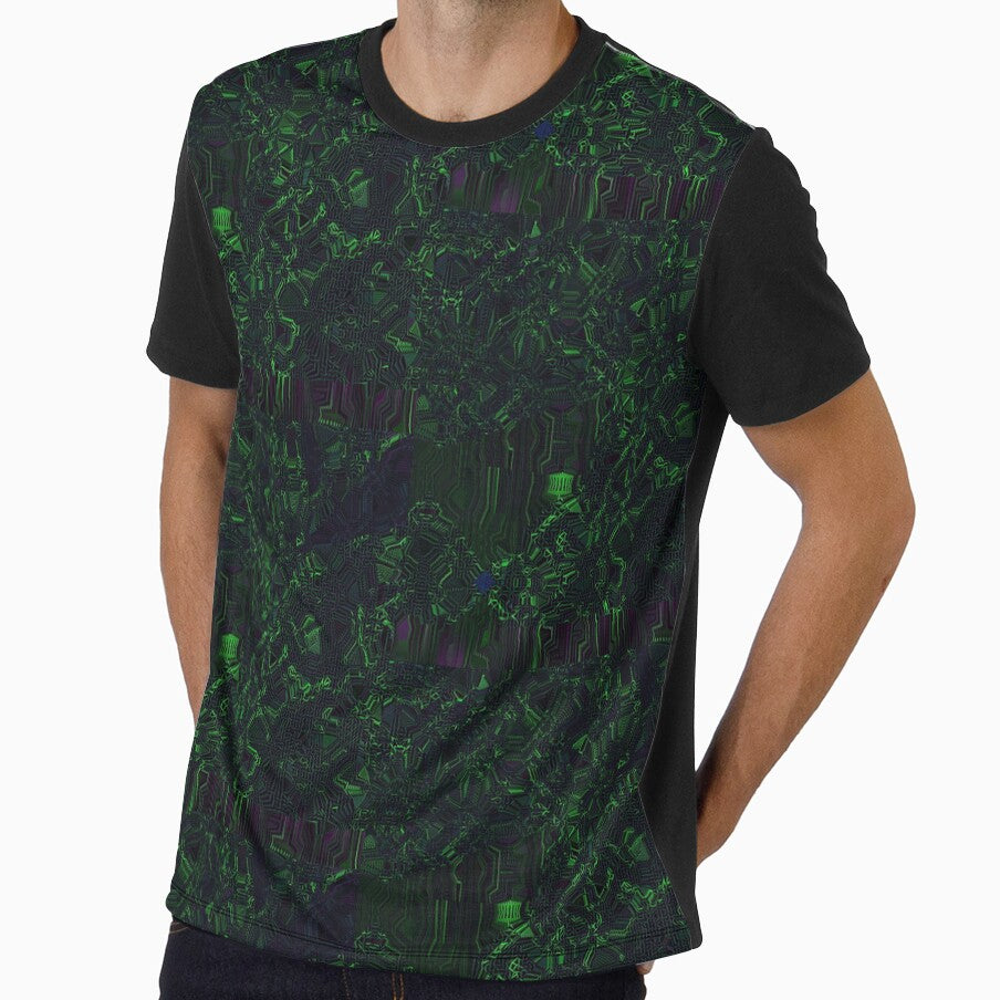 Black and Green Marble Pattern by royalblewitup