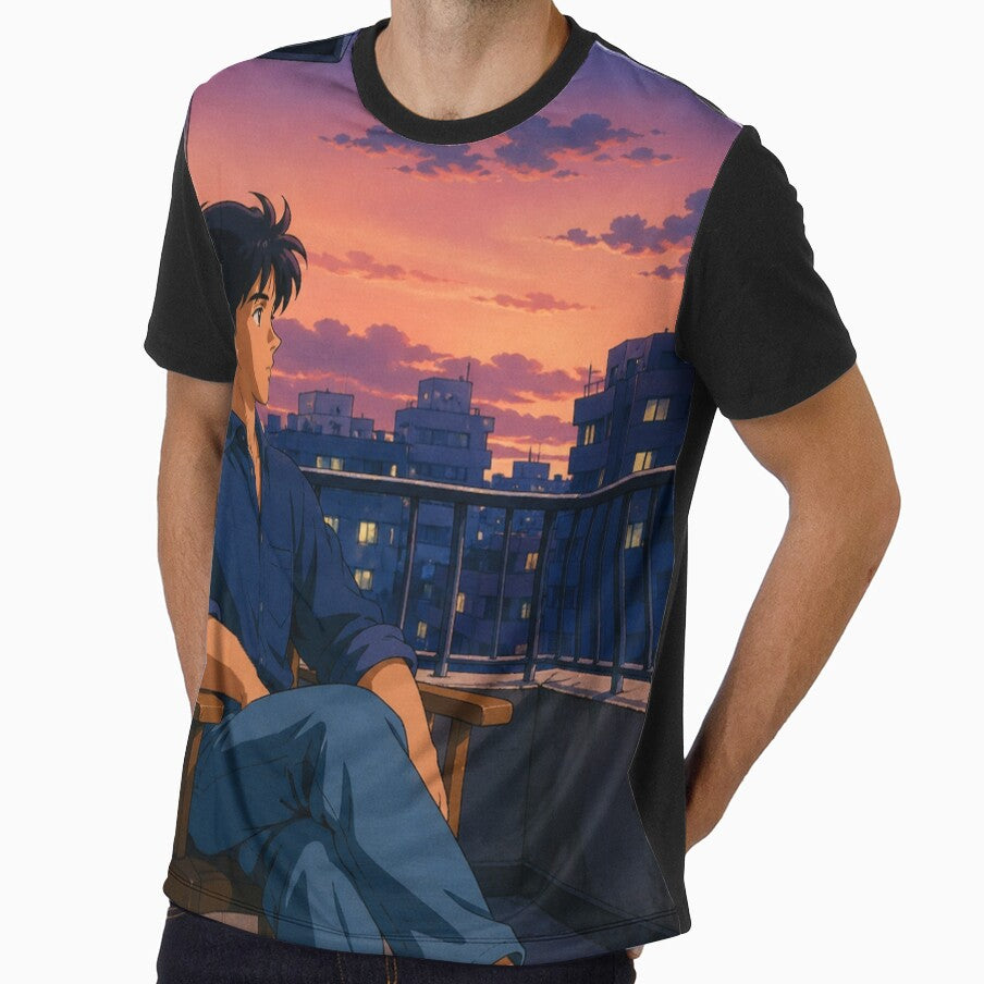 Balcony Vibe - Classic Anime Aesthetic by bapupa
