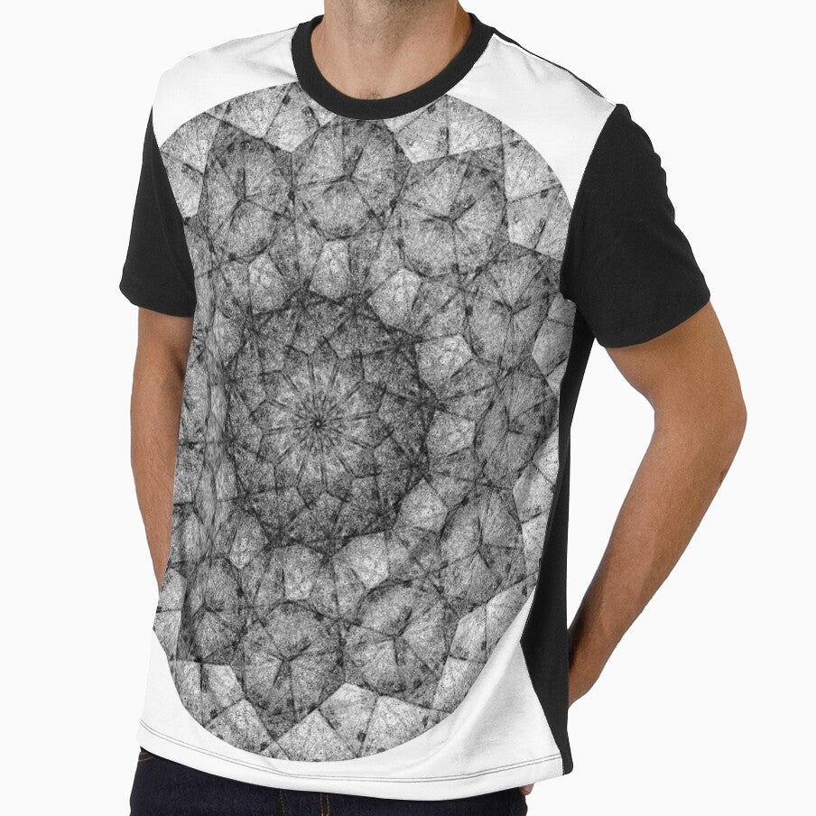 Black and White Mandala-Inspired pattern by ThomMorris