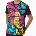 1990s retro design 10 - Black Background by PunjabanJatti