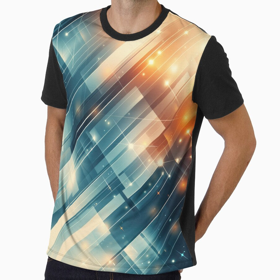 Abstract Neon Geometric Design Illustration by ML-Media